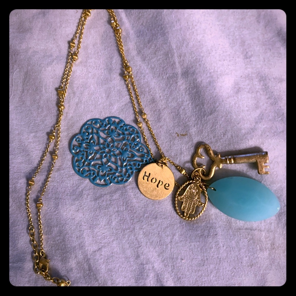 Necklace with charms